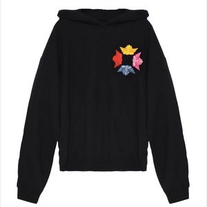 (NEW) Boys lie Charcoal blindsided racer hoodie